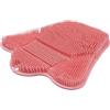 Weldphur Doccia Piedi Scrubber Mat | Tappetino Silicone per Piedi e Pulizia Schiena,Accessorio Bagno Montaggio a Parete per Uomo Donna Wellness Corpo Tallone Casa