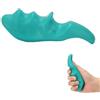 Agatige Mini massaggiatore salvapollice, massaggiatore portatile in plastica per tessuti profondi, massaggiatore per la schiena, massaggio delicato per terapisti (verde)