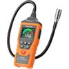 TOPTES Rilevatore di Perdite di Gas, TopTes PT520B+ Rilevatore di Gas Naturale Ricaricabile con sonda da 43,5 cm per Individuare Perdite di Propano, Metano, Misurazione in PPM o%LEL - Arancione
