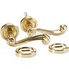 VI.TEL. F0238 R8 40 Coppia di Maniglie per Porte, Oro