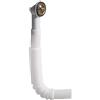 Talea Tubo di troppopieno della testa del lavandino Interfaccia rotonda (dorata), tubo estensibile, interfaccia circolare (41 x 41 mm)