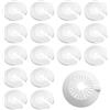 TFSYLISA 30 Pezzi Rosette per Termosifoni Rosetta Copertura per Tubi Pipe Collar in Plastica per Tubi dell'Acqua 14-29 mm Tubi Del Gas Tubi Riscaldamento