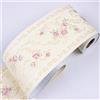 GouieRylin Carta Adesivo Per Paretibordi Per Carta Da Parati Autoadesivi Rimovibile Per Cucina Bagno Piastrelle Adesivo Per Pareti Autoadesiva fiori gialli 10.6cm X 500CM