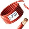 EBROM Cavo per batteria, unipolare, rosso, H07V-K 6- 10 - 16 25 35 50 70 o 95 mm², auto in 100% rame OFC, al metro, mm2