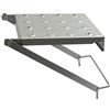 Ihomepark Piattaforma di Lavoro, Scala Telescopica Accessorio per Scala, Piattaforma Lavoro Scaletta Utensili di Ponte Antislittamento Tiene 180 kg