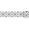 Dostear Bordi Greche Pannelli Adesivi Bordo Adesivo per Pareti Striscia Adesiva Muro Decorativa Greca Adesiva per Parete Ovale Grigio 10cm X 240cm