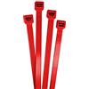 Lumonic 100 Stück Fascetta Rosso | 430 × 9,0mm | fino a 80 kg di resistenza alla trazione | Nylon PA6.6 | Codifica a colori, qualità industriale | Gestione dei cavi, industria, officina, casa