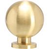 DIYEAH Pomello Ottone Per Mobili E Cassetti 1.18 Pollici Maniglia Rotonda in Metallo Per Armadio E Porta Guardaroba Stile Moderno Facile Da Installare