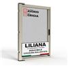 ZANZARIERE PER TE Zanzariera a Rullo LILIANA L 150 x H 250cm Laterale Riducibile per Porta Finestre Con Chiusura Rallentata e Magnetica - AVORIO RAL1013 con Rete in Fibra di Vetro Grigia - Made in italy