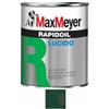 Max Meyer Rapidoil Smalto Lucido Universale per Ferro e Legno, Resistente agli Agenti Atmosferici, Buon Potere Coprente, Multisupporto, 13-16 mq/l, Verde Muschio RAL 6005, 0,75 Litri