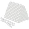 UISEBRT Colla a caldo, 11 mm x 200 mm, trasparente, fai da te standard, colla a caldo super forte, per pistola per colla a caldo (12 kg trasparente)