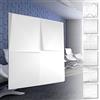 HEXIM Pannelli murali in PVC 3D - rivestimento murale bianco con effetto 3D - motivi a cubo (5QM confezione economica HD132 50x50cm) pannelli murali moderni per soggiorno