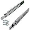 SOTECH 2 coppie di guide a estrazione totale KV-45-H45-L550-SC-MS 550 mm softclose, carico massimo 45 kg, guide per cassetti con set di viti