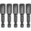 QUARKZMAN 5pz Chiave Esagonale per Trapano 10mm(H10) Metrico 1/4 Attacco Esagonale 2(50mm) Lunghezza Acciaio S3 Punte Avvitatori Magnetici per Cacciavite