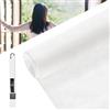 BUZIFU ZanzarieraRete in Fibra di Vetro, Zanzariera per Finestre 120 * 120 cm, Ricambio Rete, Resistente a Raggi UV, 2 in 1 (Bianco)