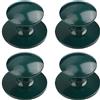 MOROBOR Pomelli adesivi per armadietti, 4 pomelli autoadesivi istantanei per armadietti da cucina, cassetti, in acciaio inox, per finestre, armadi, armadi, cassetti (verde oliva)