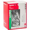 Fischer, Tasselli Universali FU 10X60 V con vite (25 Pezzi)