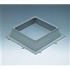 erfe Formella base sistema Multiplo in PVC antiurto cm 23x23x6 | Supporto per piastre di vetro pedonabili nella costruzione di bocche di lupo | Unità di vendita imballo da 10 pz
