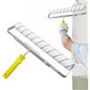 Generic Kit rullo di vernice da 18 pollici - Roller di vernice a soffitto grande, strumento di vernice a manico lungo | Applicatore di vernice per pavimenti leggeri, muro e soffitto per progetti di pittura es