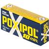 POXIPOL Colla bicomponente POIXPOL salda metallo gomma legno ceramica e altro 14 ml grigio