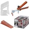 Werkmax KIT DISTANZIATORI LIVELLANTI RAIMONDI RLS - 100 BASI + 100 CUNI + 1 PINZA