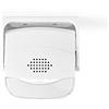 NEDIS Allarme ingresso porta con sensore di movimento e campanello da 80 dB, montaggio a parete e soffitto, bianco