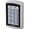 Sygonix SY-6428612 Tastiera numerica con RFID montaggio superficiale 12 V DC/AC, 24 V DC/AC IP66 con tastiera illuminat