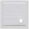 Althea Ceramica Althe Piatto Doccia Quadrato in Ceramica 80 x 80 Altezza 5,5 cm