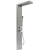 RELOVE Colonna Doccia Idromassaggio Pannello Doccia Set in 304 Acciaio Inox con doccetta doccia idromassaggio doccia a cascata e doccia a pioggia (15 * 47 * 130 cm (acciaio inossidabile))