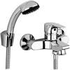 Zucchetti Miscelatore MONOCOMANDO VASCA CON DUPLEX SERIE FLAT Rubinetto CROMATO