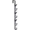 Filvczt Appendiabiti da porta, design verticale, gancio appendiabiti, lunga durata, facile installazione, 30 x 4,5 x 3,1 cm/42 x 4,5 x 3,1 cm, per cappelli, ombrelli, sciarpe