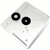 QWUUYEC Banco Fresa CMT Fresatrice con Piastra Inserti in Legno, Alluminio, 2 in 1, 85x85mm e 70x60mm - Alta Resistenza, Montaggio Preciso, Per Lavorazioni di Falegnameria
