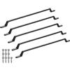 SOTECH 5 maniglie per mobili BLACKLINE IV BA 320 mm nero opaco (lunghezza 386 mm, larghezza 12 mm, altezza 26 mm) Maniglia di design in alluminio per cucina