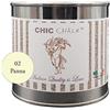 CHIC CHALK - 500 ml PANNA - Pittura gessosa super opaca. Aderisce su tutte le superfici senza primer o carteggio. Ideale per ottenere mobili in stile Shabby e non solo.