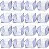 FICOTH Zoyay Gommini Tappi Gambe Di Sedie Trasparente Silicone Antiscivolo Piedini Caps Gomma Quadrati Protector Pad per Mobili Tavoli Pavimenti Cuscini Covers-Quadrato (16pcs)_40 * 40mm