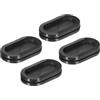 QUARKZMAN Gomma Occhiello Supporto Dimensione 46 x 23 mm Oval Double-Sided per Filo Guarnizione Protection 4pz