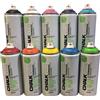 KLAMOTTEN STORE Spray gesso Gesso spray Spray per marcatura Chalk Paint solubile in acqua e lavabile - colori vivaci e brillanti, eccellente copertura (arancione)