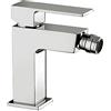 Paffoni EL131 Miscelatore Bidet Elle Senza Piletta, Rubinetto Design Moderno Cromato per Bidet Bagno, Monocomando, Miscelatore con Apertura a Leva e Bocchetta Mobile Orientabile