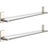 SOTECH 2 x listelli di ganci TALIDA acciaio inossidabile autoadesivo con 3M dischetto autoadesivo (Lunghezza: 735 mm/Ø dell'asta 12 mm) incluso 3 S-ganci per cucina e bagno set di parapetti di SO-TECH®