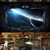 HANGERXSJ Carta Da Parati Personalizzata Con Foto 3D Cosmic Space Cabin Veicolo Spaziale Pittura Murale 3D Restaurant Hotel Internet Gaming Room Murale Carta Da Parati,300 * 210Cm