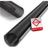 INEFA Griglia parafoglie 100-125mm x 2m Nero plastica
