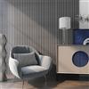 NEU.HOLZ Set di 8 Pannelli Fonoassorbenti Decorativi Isolamento Acustico per Parete e Soffitto Pannelli in Feltro Acustico PET con Listelli in MDF - Rovere Grigio