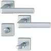 HOPPE Maniglia Per Porta Hoppe Dublin Maniglia Con Nottolino Per Bagno Argento Satinato