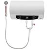 Jolre Scaldabagno elettrico, scaldabagno istantaneo da 50 l, caldaia, scaldabagno, scaldabagno orizzontale con unità doccia e tubo, 220 V, 2 kW.