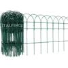 Italfence - Rete metallica ornamentale per aiuole verde (Tutte le altezze) [H 40cm, 10m]