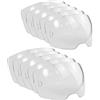 AQBB Confezione da 10 lenti trasparenti di copertura anteriore 0700000802, A50, per casco da saldatura, compatibile con ESAB 0700000800 Sentinel A50, lente di visualizzazione 10 x 6 cm