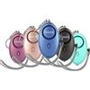 Taiker Allarme personale per 140 dB di emergenza autodifesa allarme portachiavi con luce LED per anziani A-nero/blu/viola/oro rosa/verde chiaro