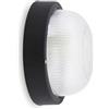 DOPO LIGHTING - Lampada esterna parete FAR (ø18,5 cm), plafoniera per esterno IP44 E27 12W, plafoniera esterna soffitto - applique soffitto esterno ideale per installazioni su balconi, terrazze o