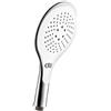 Idro Bric Spa BLIDOC0139CR Circe Doccia, 2 Getti, Diametro 15 cm, con Risparmio Acqua, Cromata, Bianco/Cromo