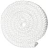 HEBEOT Corda di ricambio per stufa, resistente al calore, guarnizione in fibra di vetro bianca, guarnizione per porta della stufa (8 mm x 3 m di lunghezza)